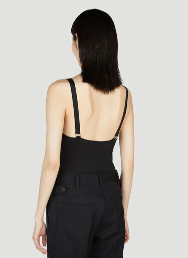 Alexander McQueen Corset Bodysuit Black amq0252033