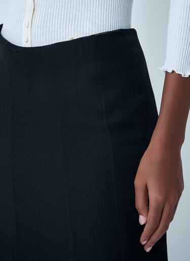 Chloé Fluid Silk Maxi Skirt Black chl0262014