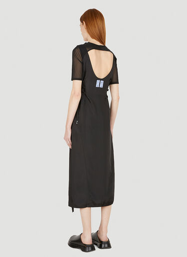 Panelled Midi Dress MCQ Panelled Midi Dress Black mkq0247020