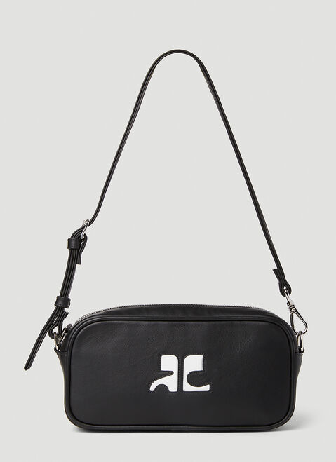 Courrèges Logo Baguette Shoulder Bag Grey cou0253012