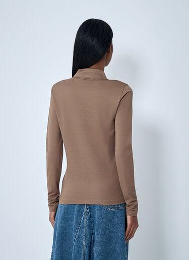 Lacoste Silk Polo Shirt Camel lac0262006