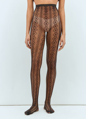 Prada Mesh Tights Blue pra0258024