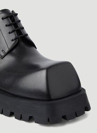 Balenciaga Trooper Derby Shoes Black bal0247157