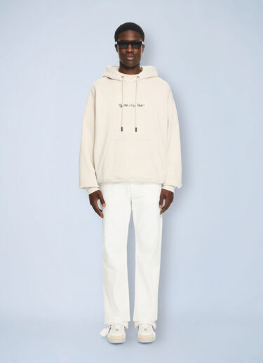 LN-CC® - Off-White: Script Arrow Skate Hoodie - Multicolor Off-White Script Arrow Skate Hoodie Multicolor ofw0164170