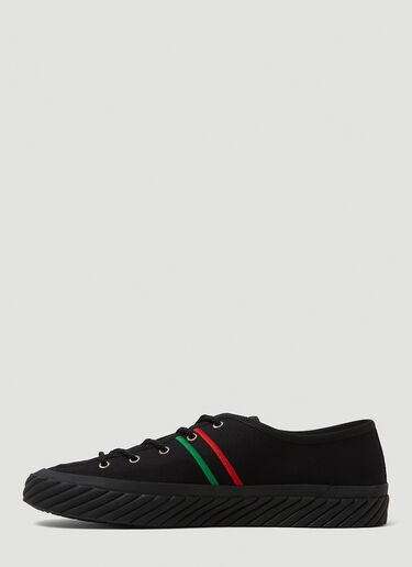 Gucci GG Embroidered Plimsoll Sneakers Black guc0150182