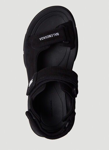 Balenciaga Tourist Sandals Black bal0249026