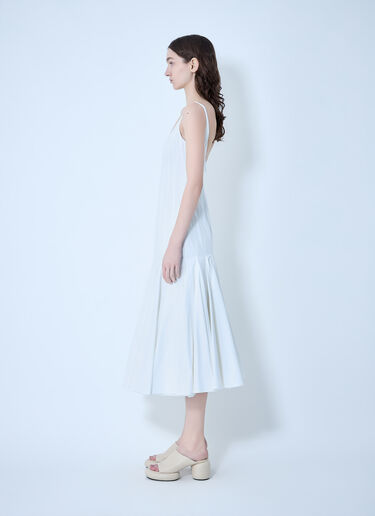 Jacquemus La Robe Agave Midi Dress White jac0264027