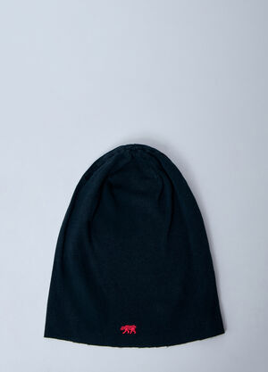 GREG ROSS Rib Beanie Hat Black grr0160005