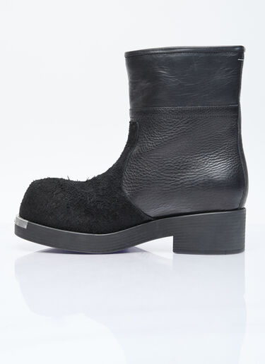 MM6 Maison Margiela Biker Ankle Boots Black mmm0154010