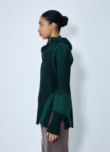 LUEDER Healer Knit Zip Jacket Green ldr0364002