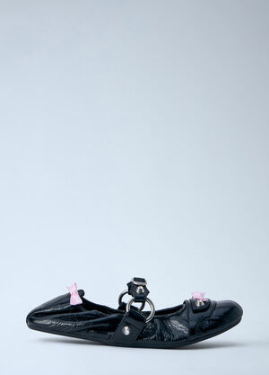 Balenciaga City Ballerinas Flats Black bal0263018