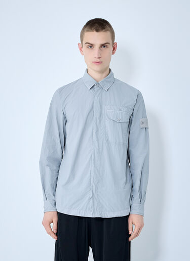 Stone Island Ghost Compass Patch Shirt Beige sto0160003