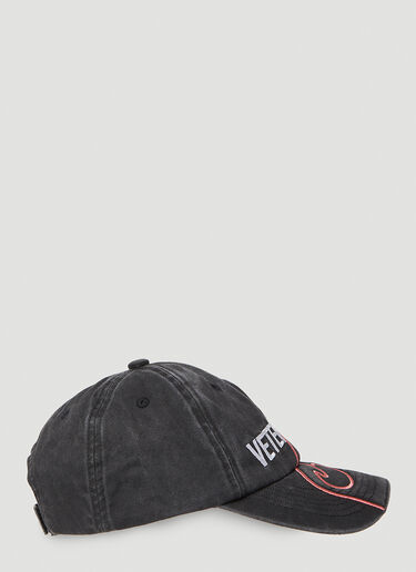 Vetements Flame Logo Baseball Cap Black vet0154017