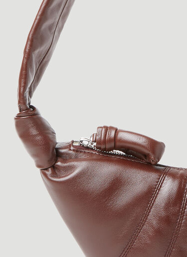 Lemaire Small Croissant Shoulder Bag Burgundy lem0254018