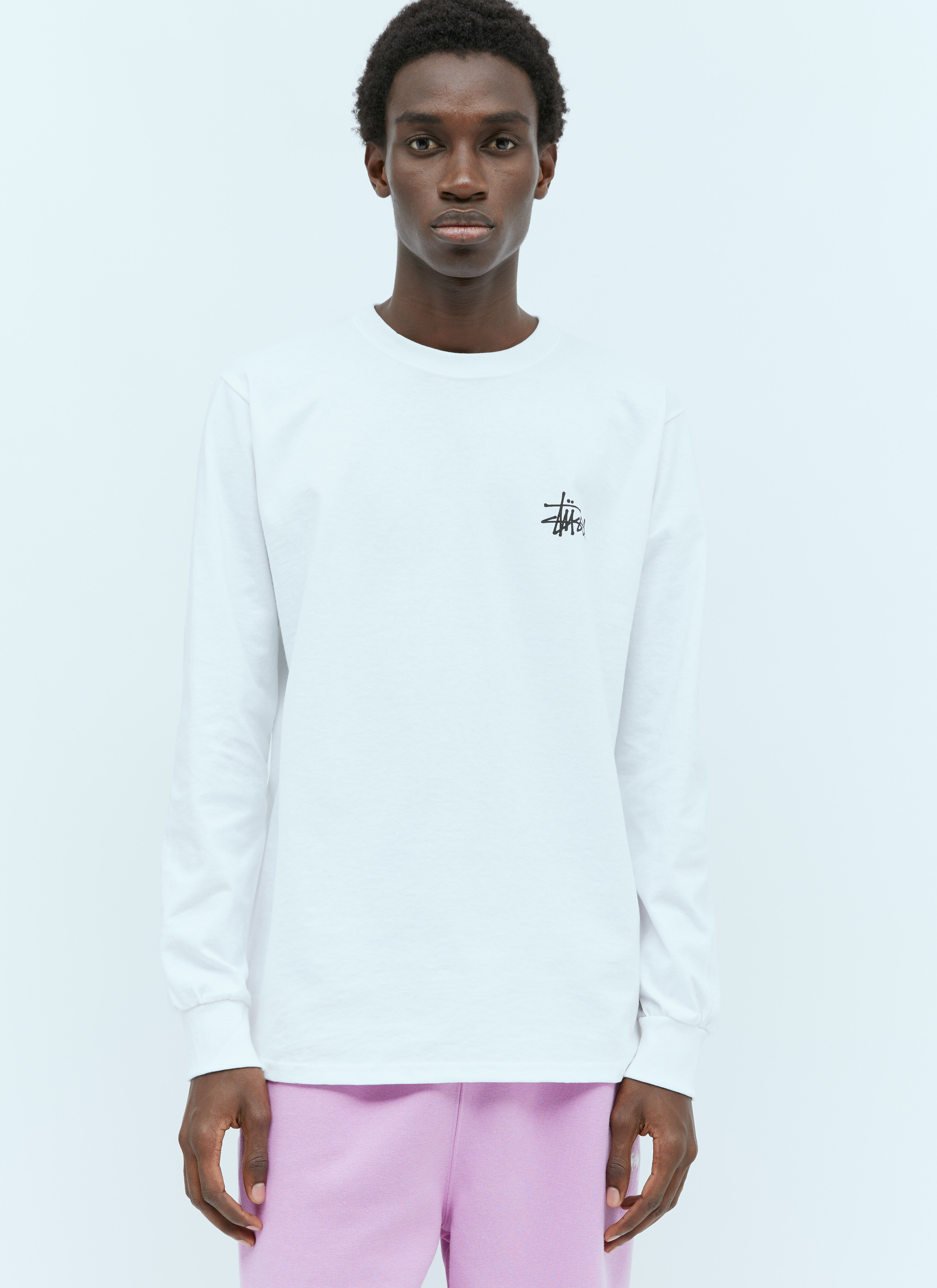 Stussy grey long cheap sleeve