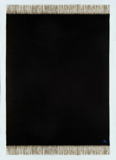 Burberry EKD Cashmere Blanket Black bur0155112