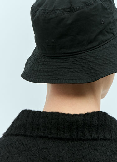 Acne Studios Micro Face Patch Bucket Hat Black acn0155045