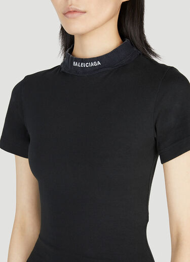Balenciaga 垂褶连衣裙 黑色 bal0252046