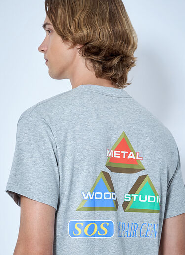 LN-CC® - Metalwood: King Of The Greens T-Shirt - Grey Metalwood King Of The Greens T-Shirt Grey met0164022
