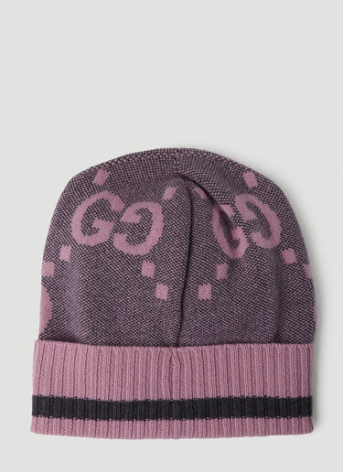 GG Motif Beanie Hat Gucci GG Motif Beanie Hat Pink guc0251144