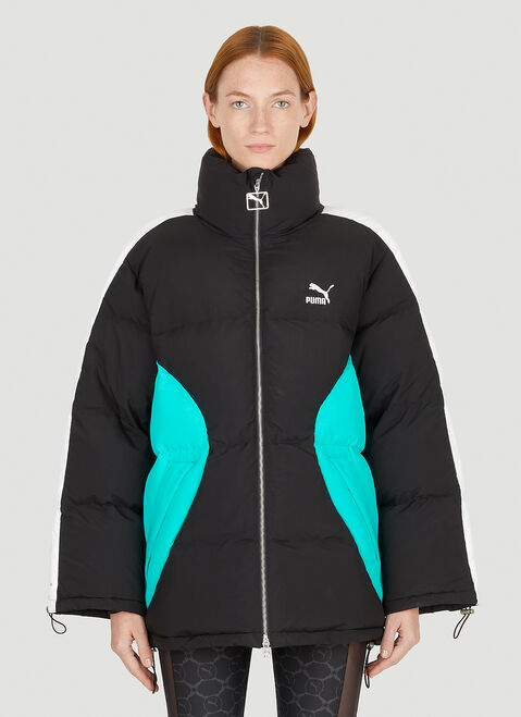 Fenty x Puma クチュール スポーツ T7 パファー ジャケット ネイビー fep0355001