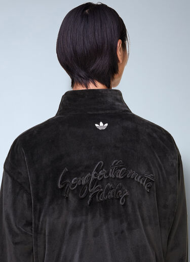 adidas x Song For The Mute Velvet Track Jacket Black asf0362067