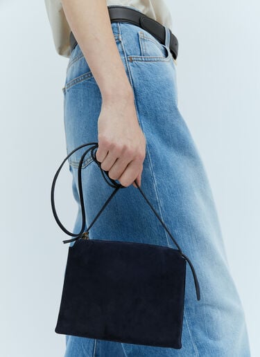 Nu Min ツインショルダーバッグ The Row Nu Min ツインショルダーバッグ ブルー row0253053