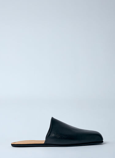 Our Legacy Ciagarr Leather Mules Black our0360018