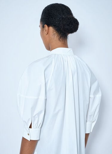 Max Mara Tie-Neck Blouse White max0265007