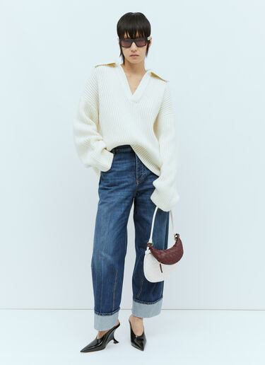 Bottega Veneta 스몰 제멜리 숄더백 화이트 bov0255077