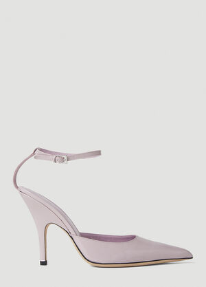 BY FAR Eliza Patent Heel Pumps Pink byf0254009