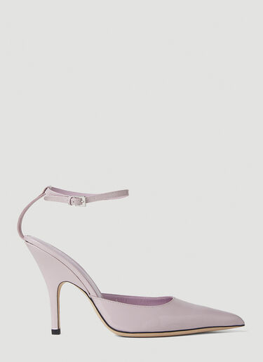 BY FAR Eliza Patent Heel Pumps Lilac byf0251029