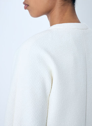 Gucci Wool-Blend Boucle Jacket White guc0259003