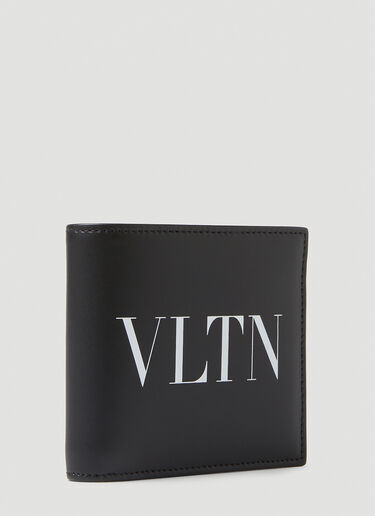 Valentino Garavani VLTN Print Billfold Wallet Black val0147037