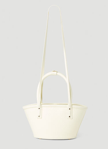 Jacquemus Le Petit Panier Tote Bag White jac0251086