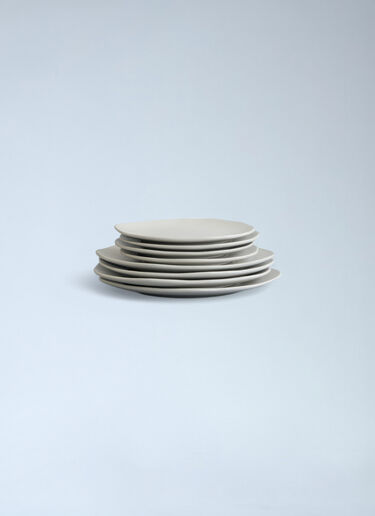 101 Copenhagen Native Dinner And Dessert Plate Set Cream wps0691747