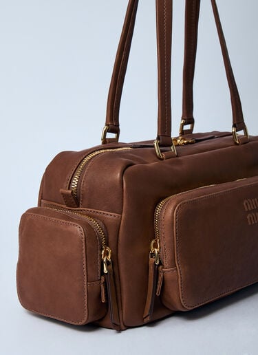 Miu Miu Beauletto Shoulder Bag Brown miu0260020