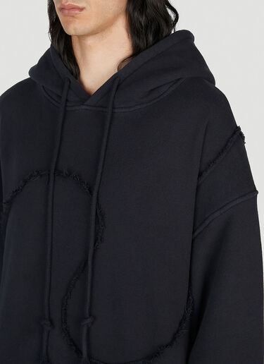 ERL Swirl Hooded Sweatshirt Black erl0152008