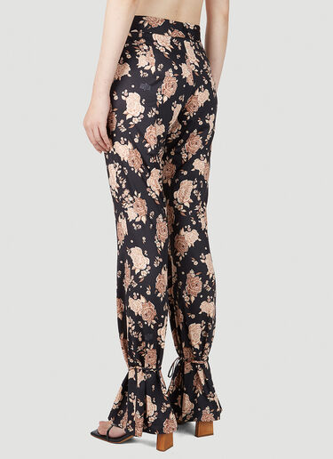 Rokh Floral Pants Black rok0251004