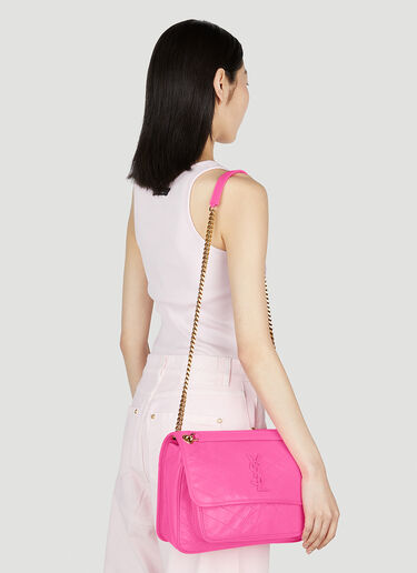 Saint Laurent Niki Shoulder Bag Pink sla0251213