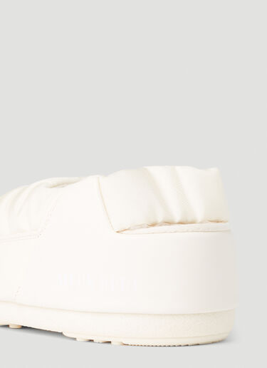 LN-CC® - Moon Boot: Evolution Flat Shoes - Cream Moon Boot Evolution Flat Shoes Cream mnb0351005