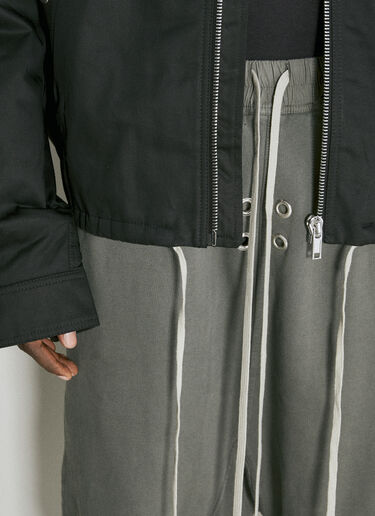 Drawstring Track Shorts Rick Owens DRKSHDW Drawstring Track Shorts Grey drk0154004