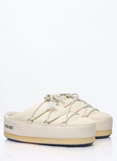 Moon Boot Evx Nylon Mules Beige mnb0358004