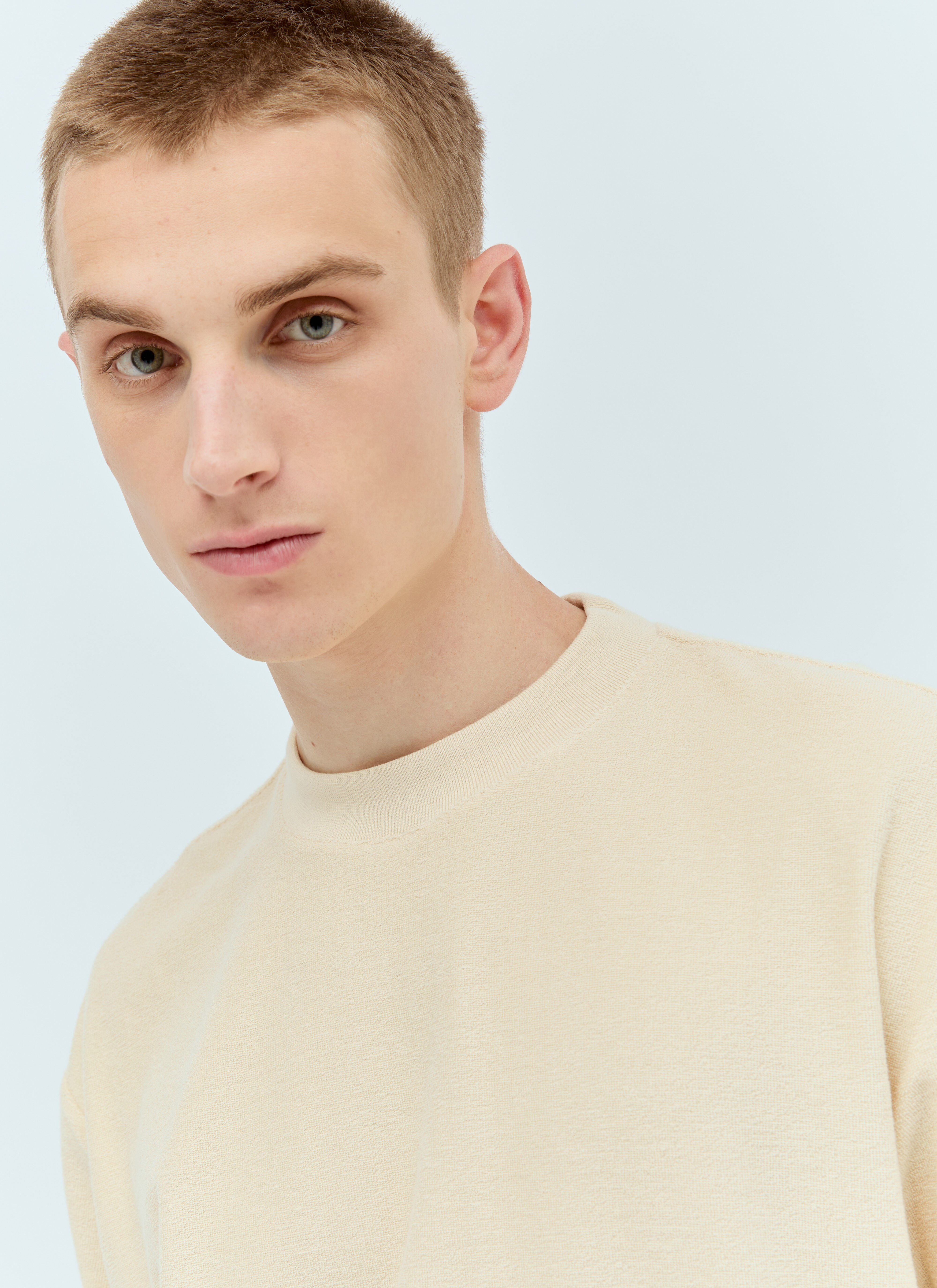 Burberry archive logo towelling sweatshirt on sale