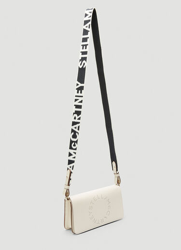 Stella McCartney Logo Wallet Shoulder Bag White stm0244015