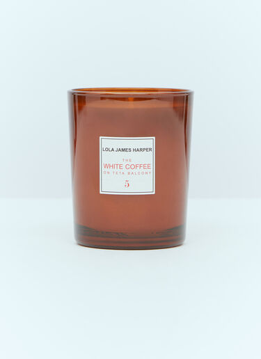 Lola James Harper 5 The White Coffee on Teta Balcony Candle Brown ljh0355002