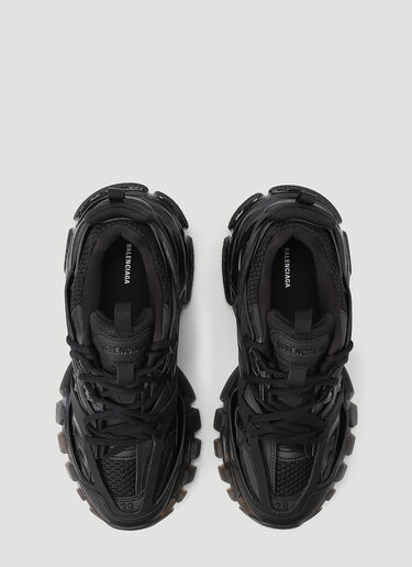 Balenciaga Track Clear Sole Sneakers Black bal0243048