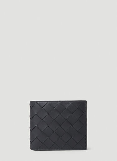 Bottega Veneta Intreccio Bi-Fold Wallet Black bov0153050