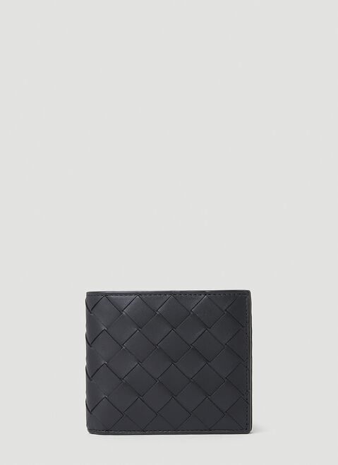 Saint Laurent Intreccio Bi-Fold Wallet ブラック sla0154047