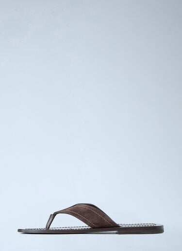 LN-CC® - The Row: Dan Flip Flop - Brown The Row Dan Flip Flop Brown row0165014